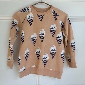 Hugo loves tiki Gelato Print Kids Sweatshirt